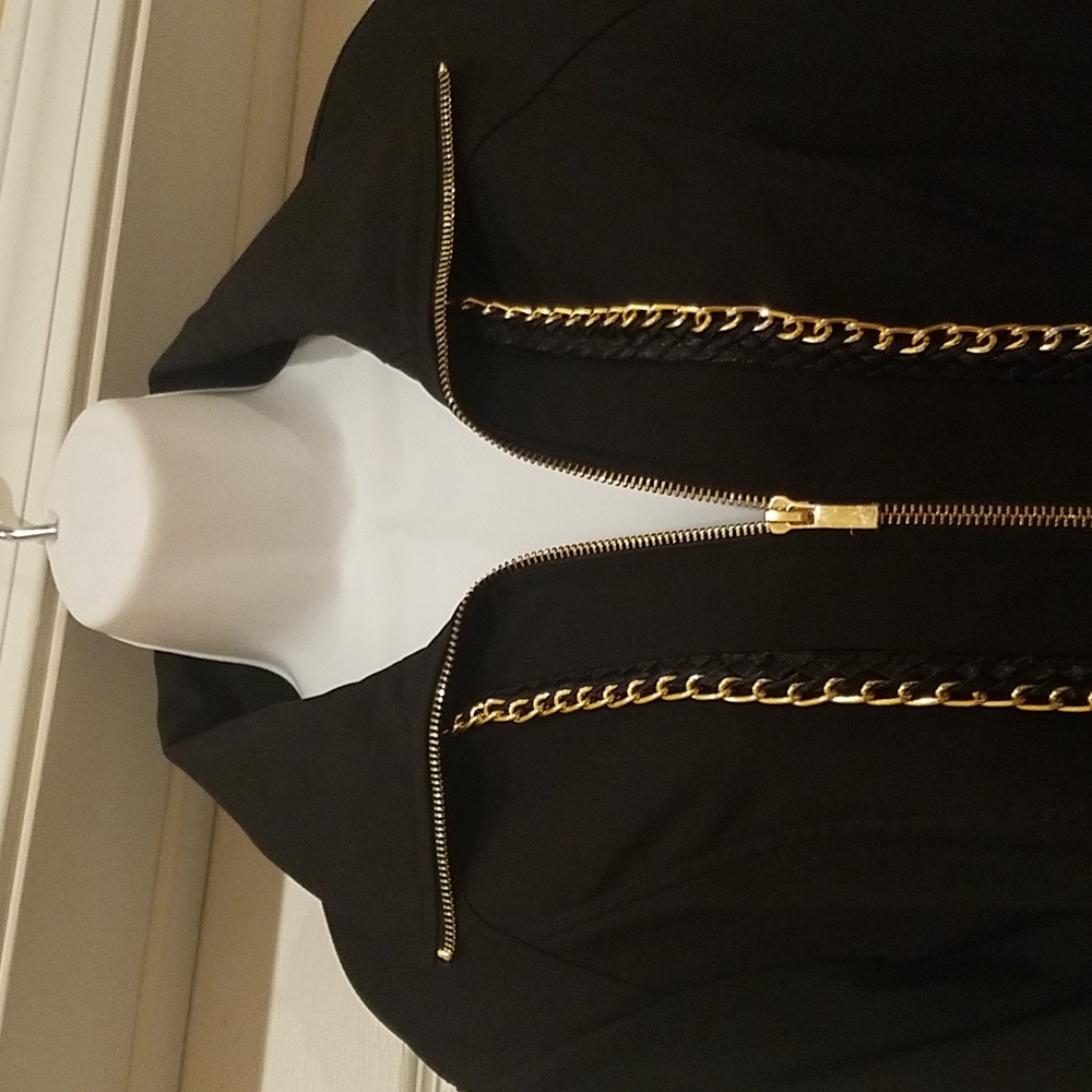 NWT Vintage Jana Kos Y2K Black Women's Short Jacket - Size Large